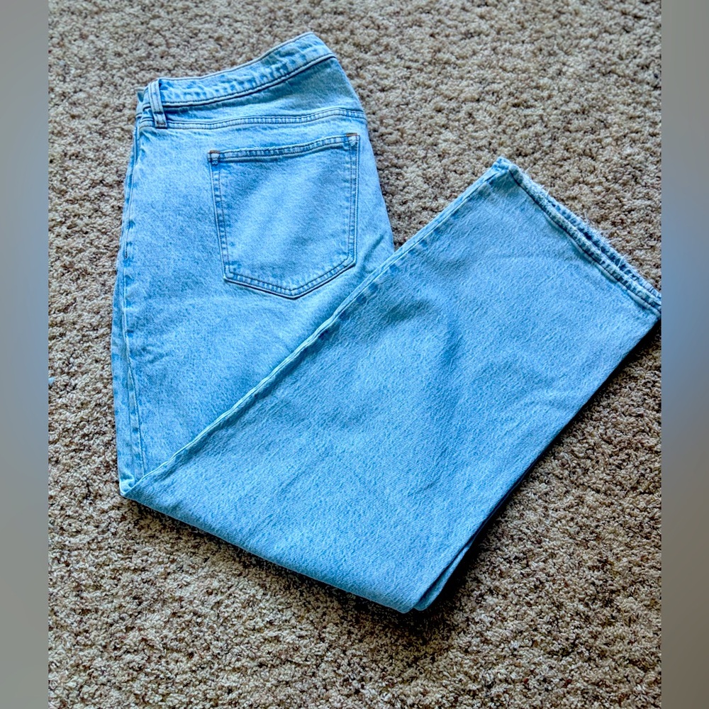 Abercrombie & Fitch Blue Straight Leg Jeans